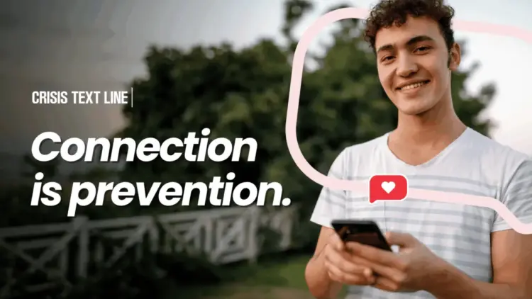 Crisis Text Line Launches "Connection is Prevention" Campaign for National Suicide Prevention Month