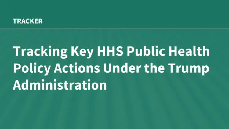 Tracking Public Health Policy Actions and Administrative Changes Under the Trump Administration